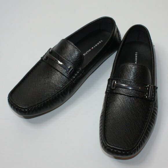 Tommy Hilfiger Men\'s Acento Bit Driver Shoes in Black Color size 9 M NWOT $89.99 main image 9
